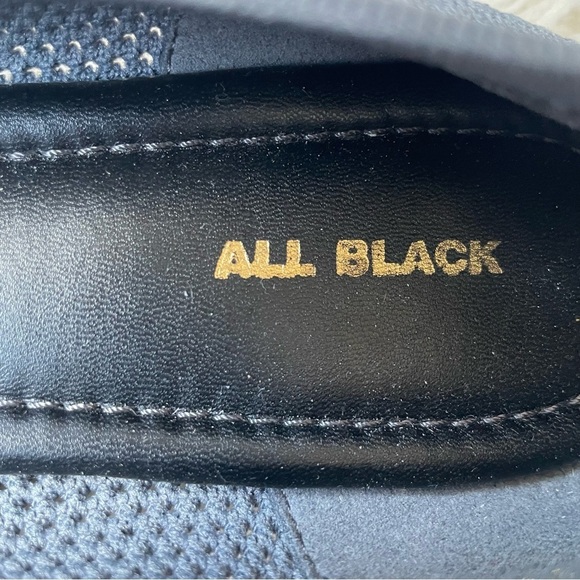 All Black Footwear Gray Mesh Pointes Toe Ballet Flat Comfort Shoes EUC Size 38 - Picture 7 of 10